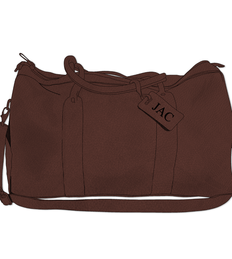 Full Leather Duffel Bag The Jack JackalBerry Customised Bags